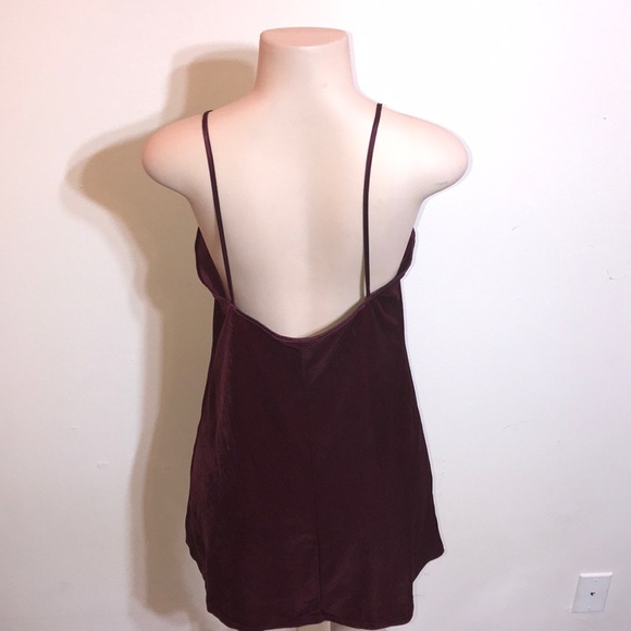 Vintage Crushed Red Velvet Lingerie Sleep Dress - Picture 9 of 11